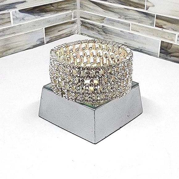 Silver and Diamond Accent Bracelet - Picture 11 of 13